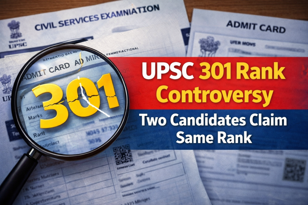 Upsc 301 Rank Controversy