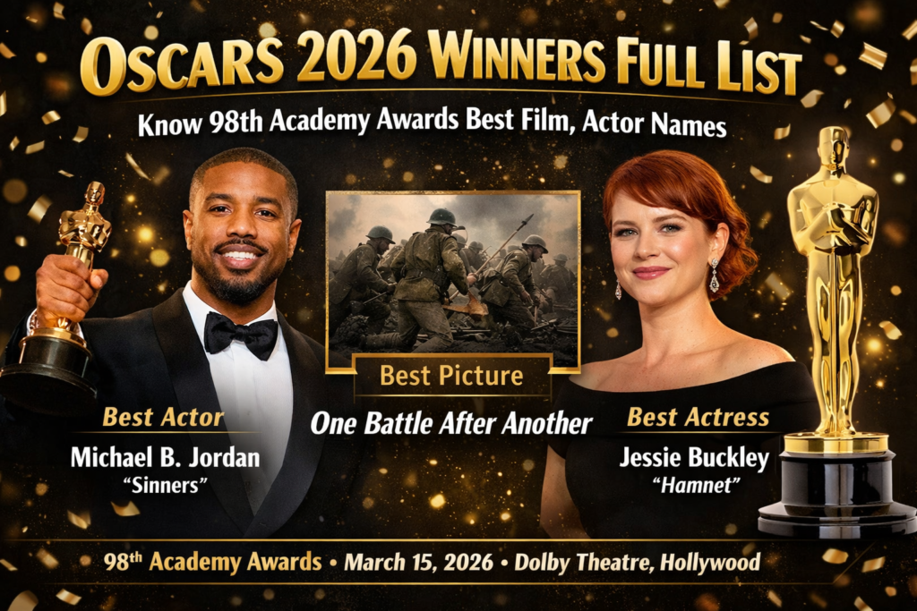 Oscars 2026 Winners List