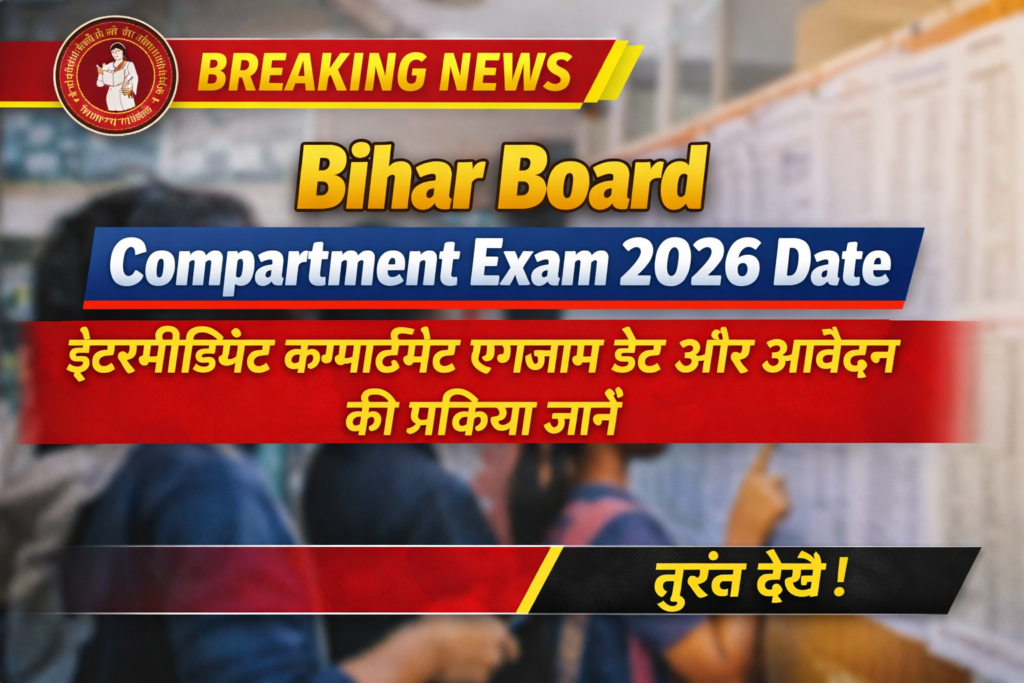 Bihar Board Compartment Exam 2026 Date