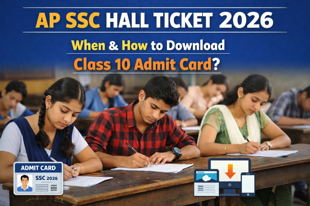 AP SSC Hall Ticket 2026 bse.ap.gov.in