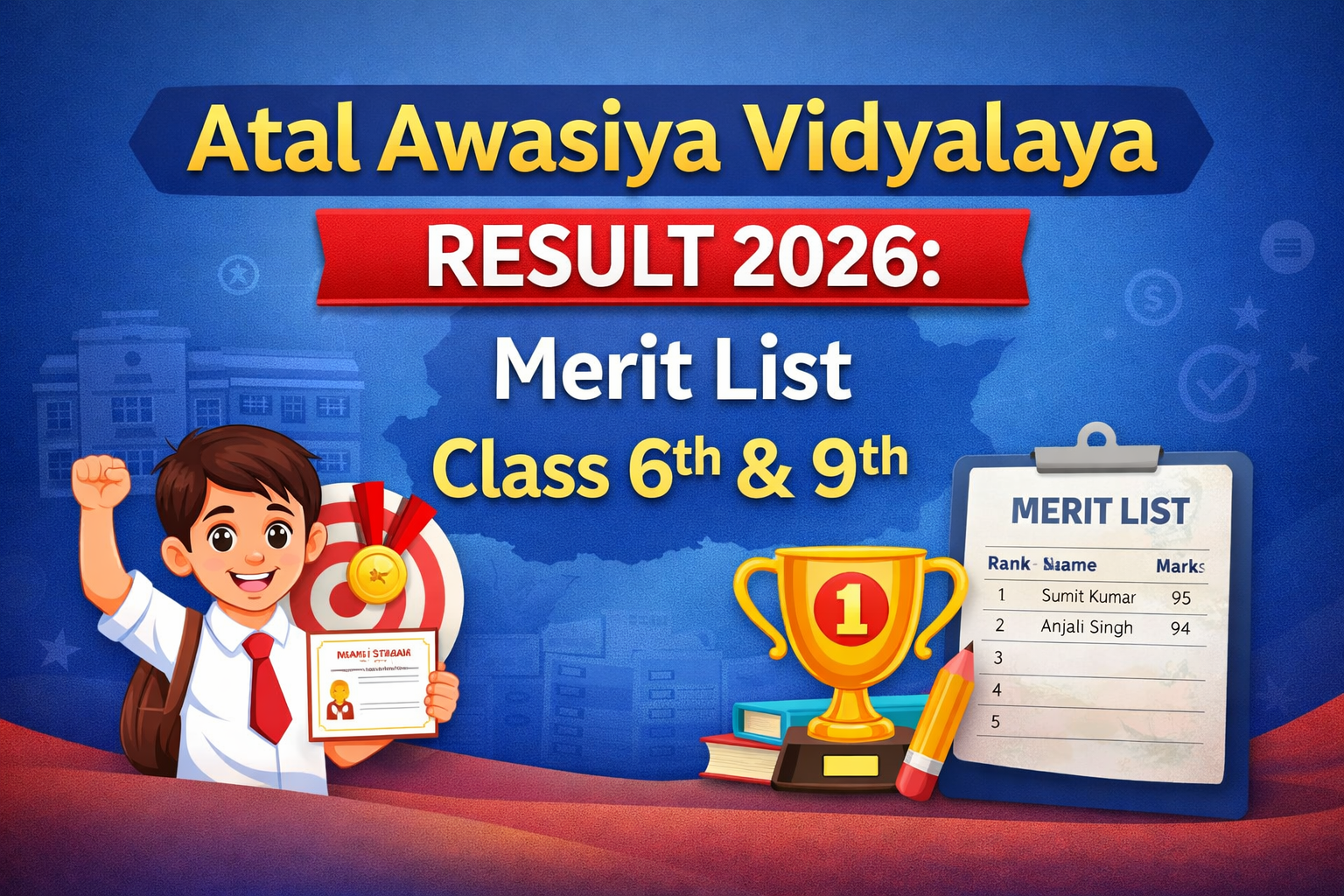 Atal Awasiya Vidyalaya Result 2026
