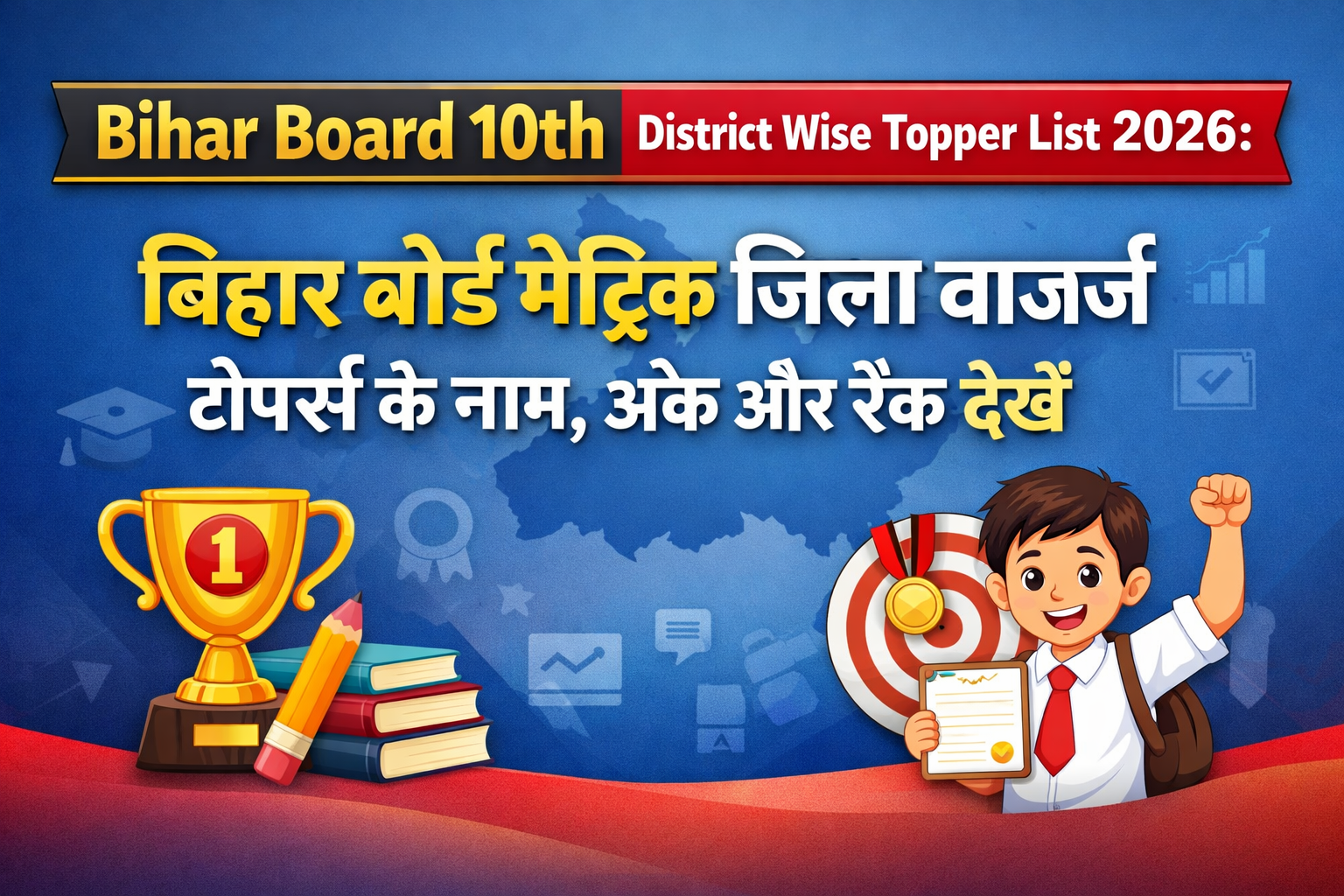 Bihar Board 10th District Wise Topper List 2026