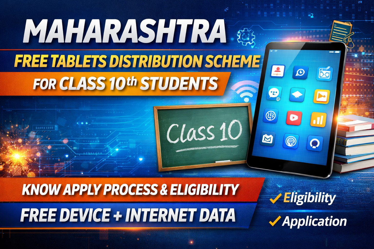 Maharashtra Free Tablets Distribution Scheme for Class 10th Students