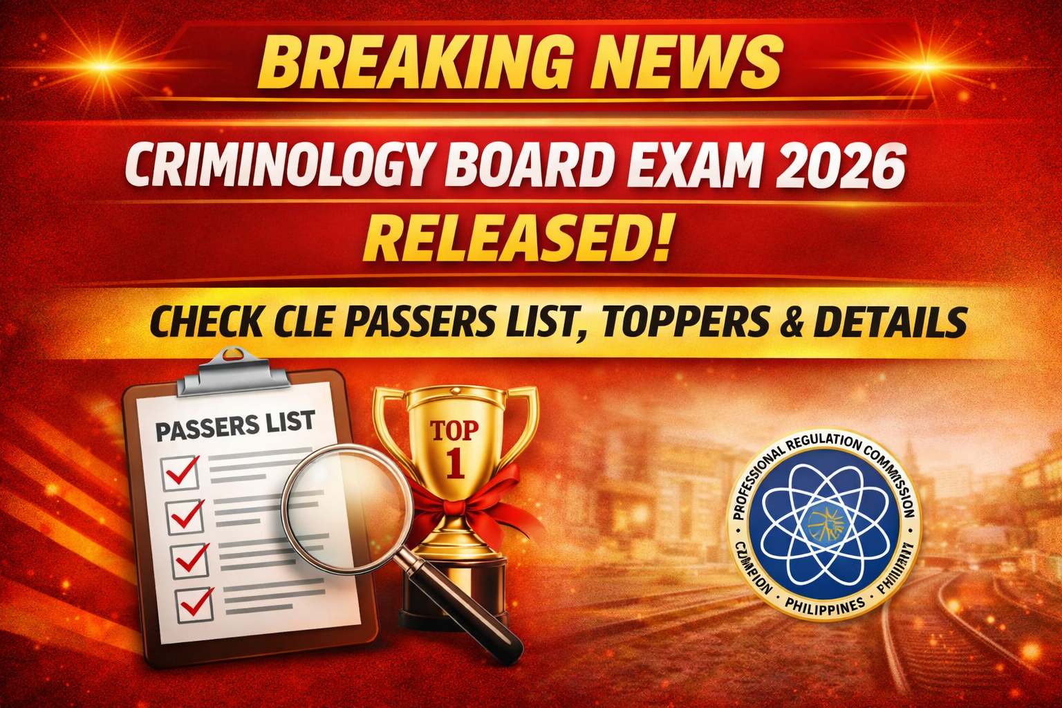 Criminology Board Exam Result 2026