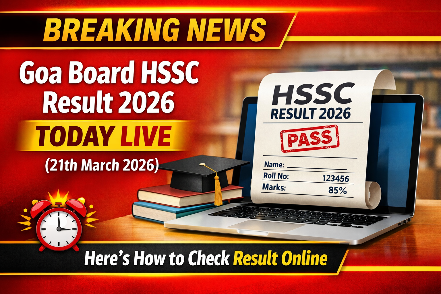 Goa Board HSSC Result 2026