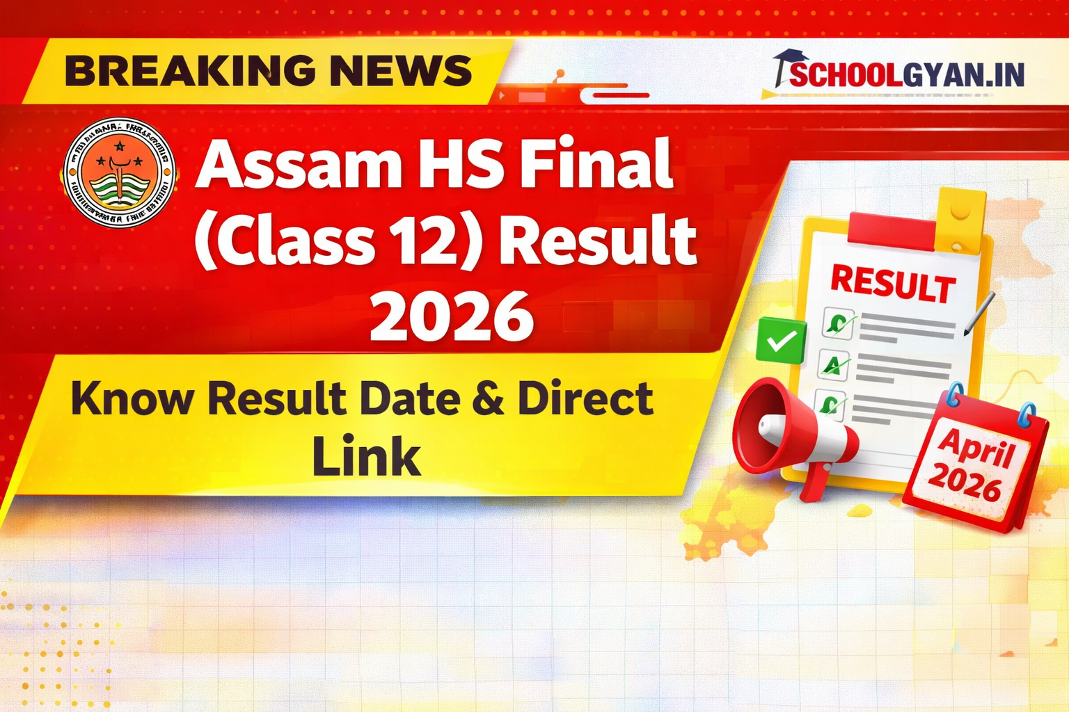 Assam HS Final (Class 12) Result 2026