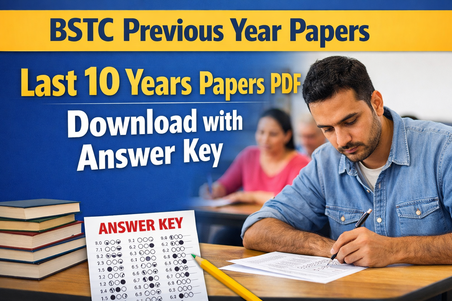 BSTC Previous Year Papers PDF Download