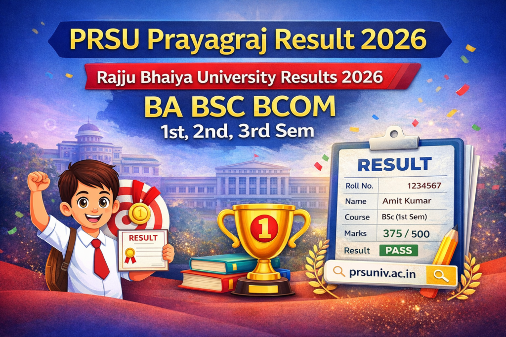 Rajju Bhaiya University Results 2026