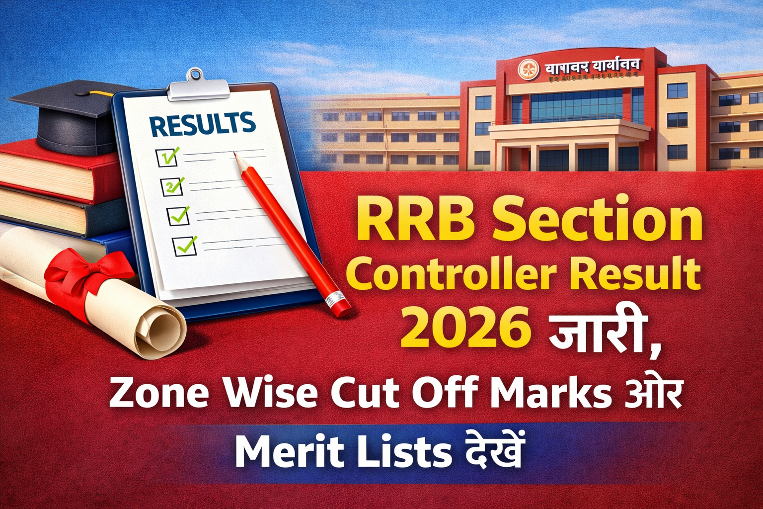 RRB Section Controller Result 2026