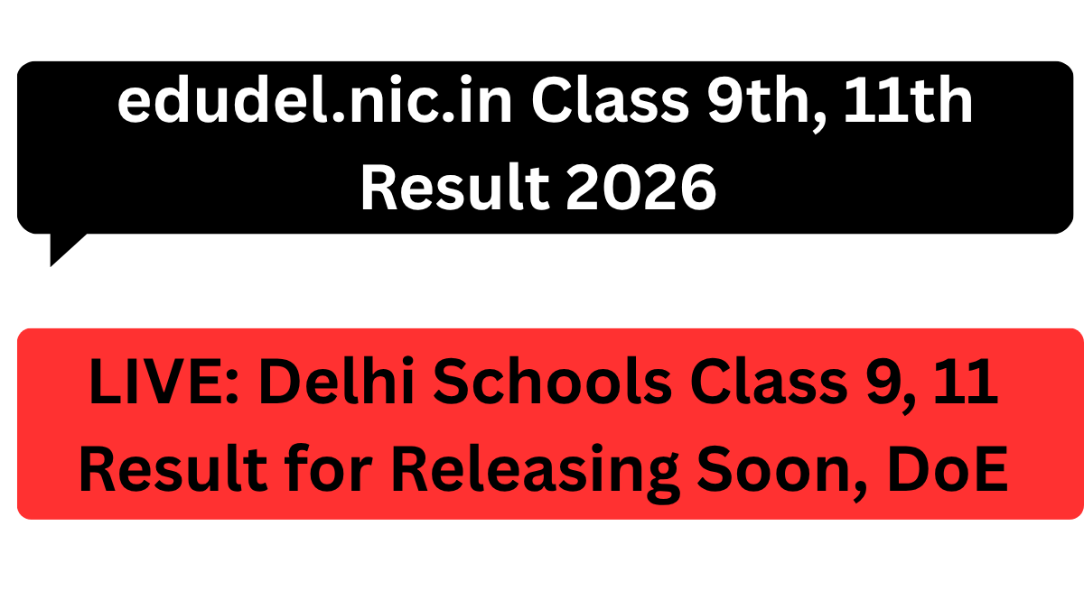 edudel.nic.in Result 2026
